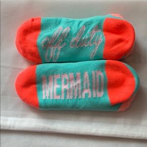 Cozy Off Dury Mermaid Socks ! Lined with fleece